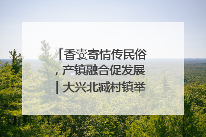 香囊寄情传民俗，产镇融合促发展｜大兴北臧村镇举办端午主题活动