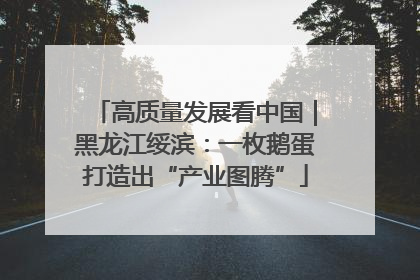 高质量发展看中国｜黑龙江绥滨：一枚鹅蛋打造出“产业图腾”