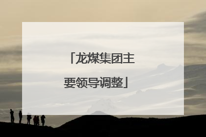 龙煤集团主要领导调整