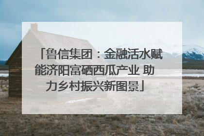鲁信集团：金融活水赋能济阳富硒西瓜产业 助力乡村振兴新图景