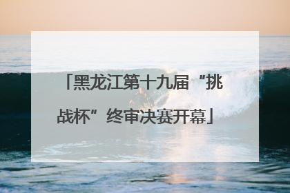 黑龙江第十九届“挑战杯”终审决赛开幕