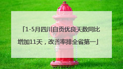 1-5月四川自贡优良天数同比增加11天，改善率排全省第一