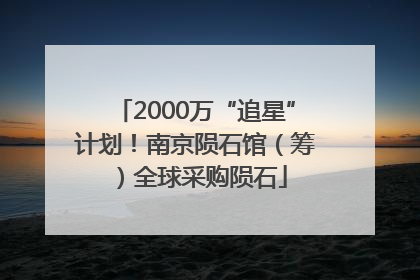 2000万“追星”计划！南京陨石馆（筹）全球采购陨石