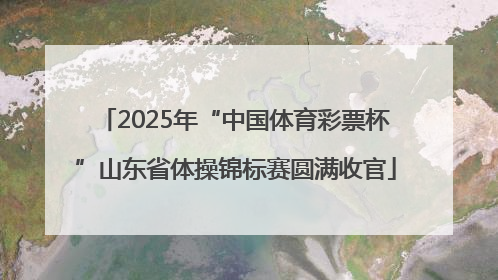 2025年“中国体育彩票杯”山东省体操锦标赛圆满收官