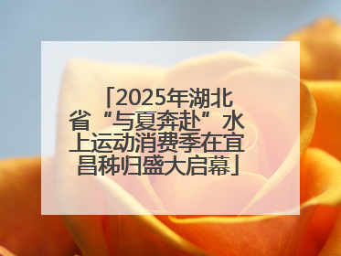 2025年湖北省“与夏奔赴”水上运动消费季在宜昌秭归盛大启幕