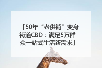 50年“老供销”变身街道CBD：满足5万群众一站式生活新需求