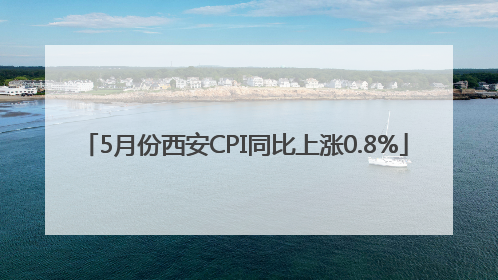5月份西安CPI同比上涨0.8%